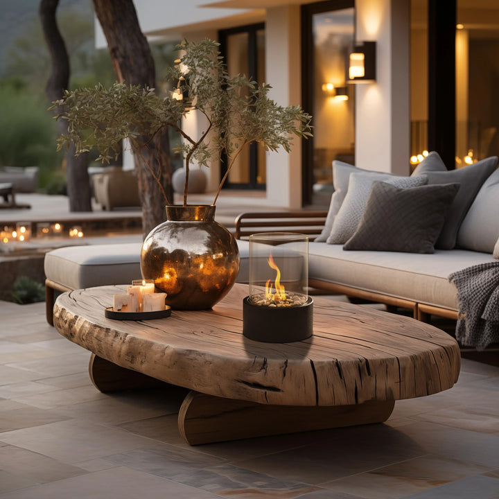 Lisslune | Portable fire bowl for a cozy atmosphere | Elegant & modern table fire bowl - Shakti