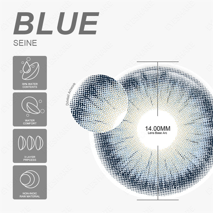 Rynx Seine Blue 14.0mm 1 Pair | 1 Year