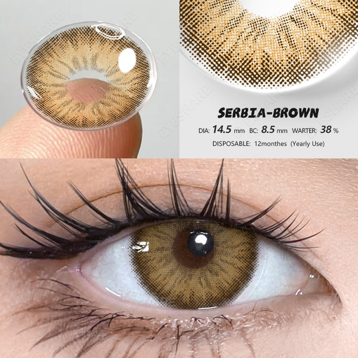 Rynx Serbia Brown 14.5mm 1 Pair | 1 Year