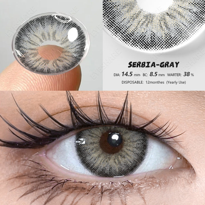Rynx Serbia Grey 14.5mm 1 Pair | 1 Year