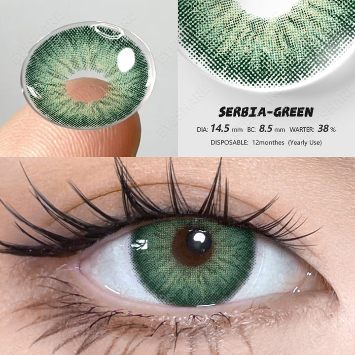 Rynx Serbia Green 14.5 mm 1 Pair | 1 Year