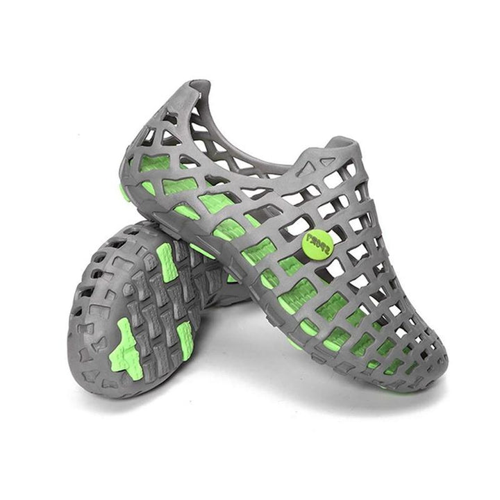 Lisslune | Breathable Hollow Design Solid Flat