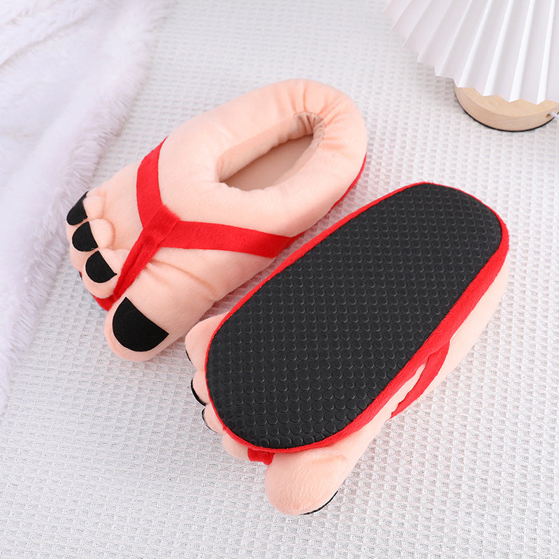 Lisslune | Funny Foot Plush Novelty Slippers