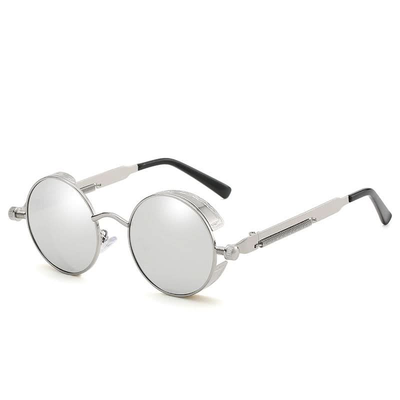 Lisslune | Vintage Round Steampunk Sunglasses Polarized UV400