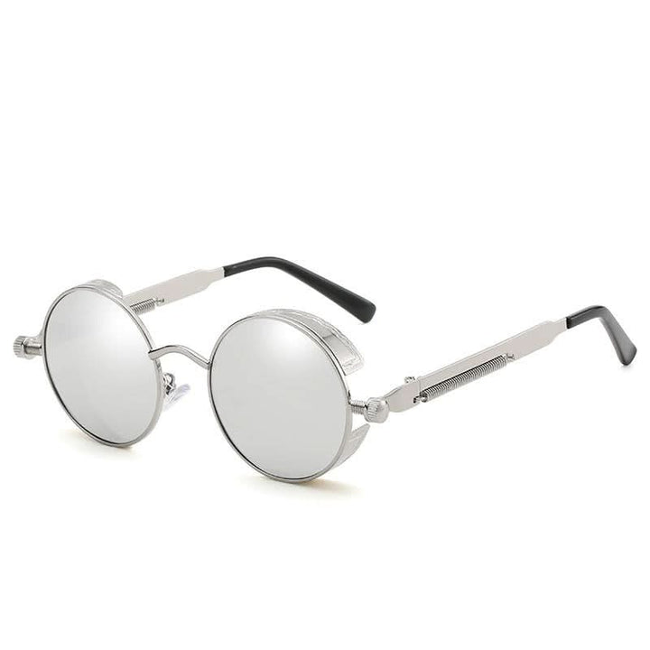 Lisslune | Vintage Round Steampunk Sunglasses Polarized UV400