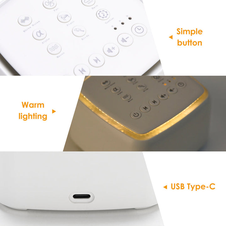 Lisslune | Green- & White-Noise Sleep Machine for Deep Sleep
