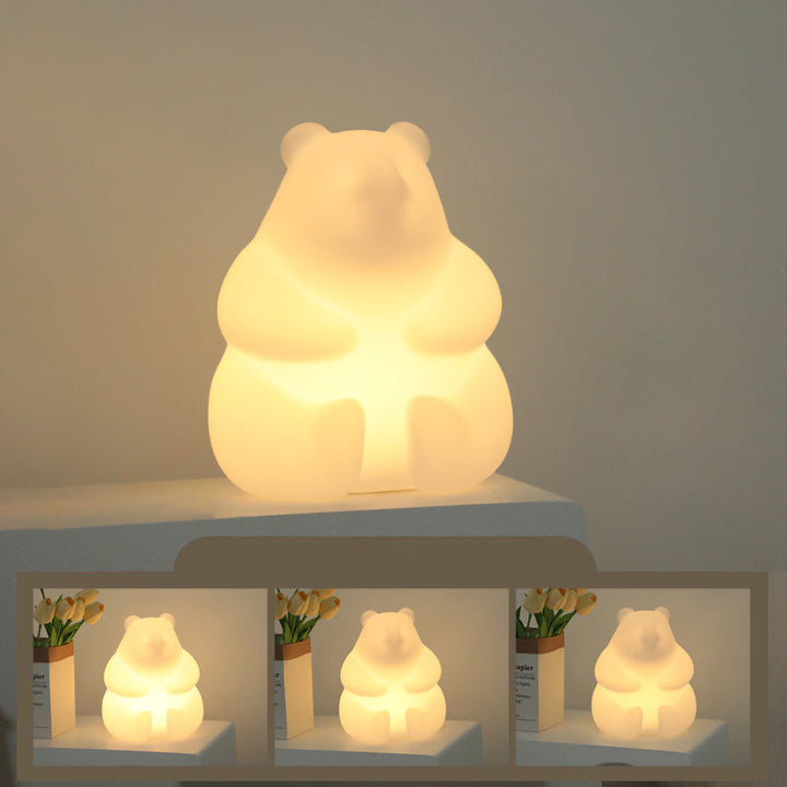 Lisslune | Contemporary Creative Bear PE LED Table Lamp for the Living Room