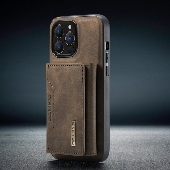 Lisslune | 2 in 1 detachable leather wallet case for iPhone
