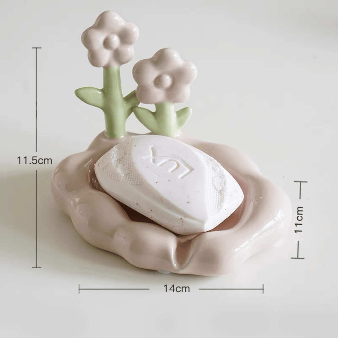 Rynx Spring Flower Soap Dish Bathroom Decor