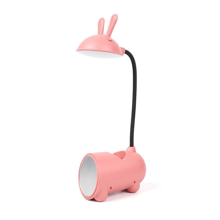 Lisslune | BunnyGlow Creative LED Touch Lamp with Pen Holder | USB Charging Function | Desk Lamp | Children's Room Decor