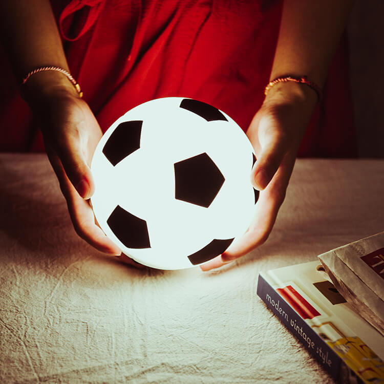 Lisslune | Creative Soccer Silicone LED Night Light USB Charging Table Lamp