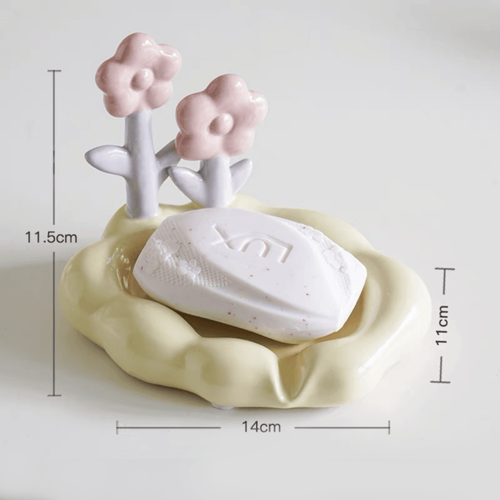 Rynx Spring Flower Soap Dish Bathroom Decor