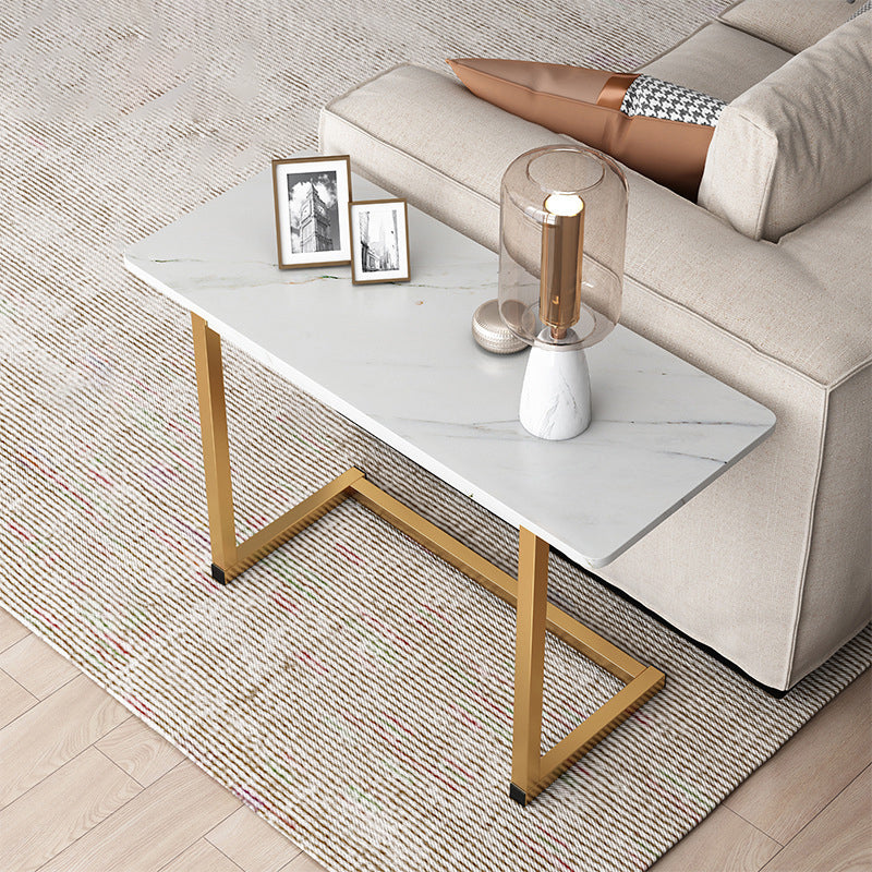 Lisslune | ModernoCurve C-Side Table | MDF Tabletop | Modern Design | Space-saving | Perfect for Living Room & Bedroom