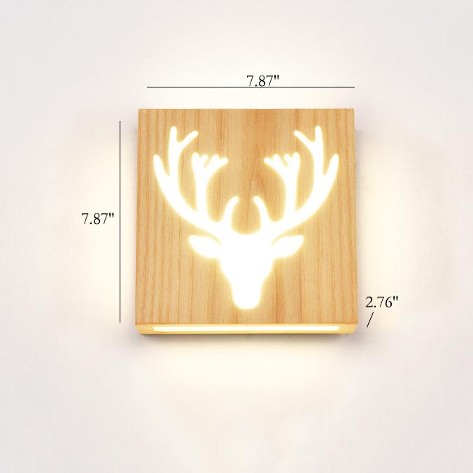 Lisslune | Wall lamp - WoodGlow - Elegant LED - Essence of life indoors outdoors