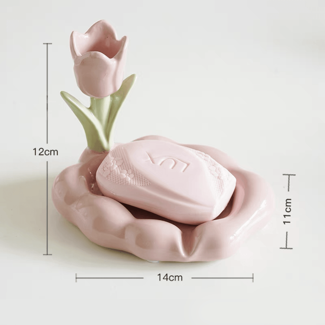Rynx Spring Flower Soap Dish Bathroom Decor