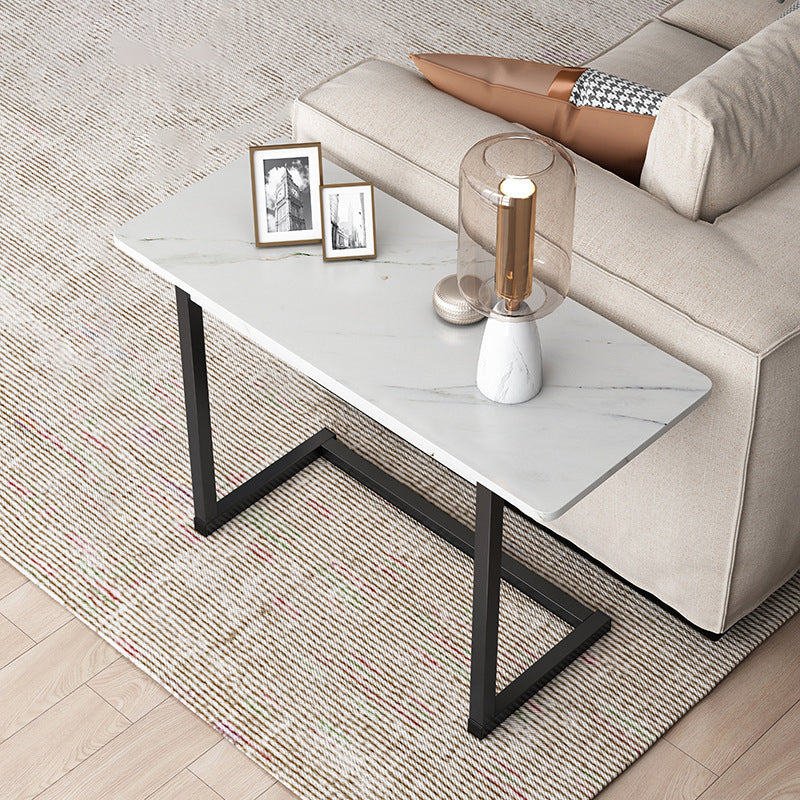 Lisslune | ModernoCurve C-Side Table | MDF Tabletop | Modern Design | Space-saving | Perfect for Living Room & Bedroom