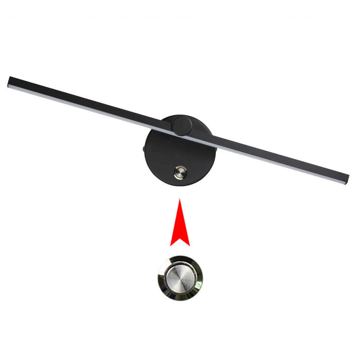 Lisslune | Nordic Minimalist Aluminium Long Bar Switch LED Mirror Wall Light Lamp
