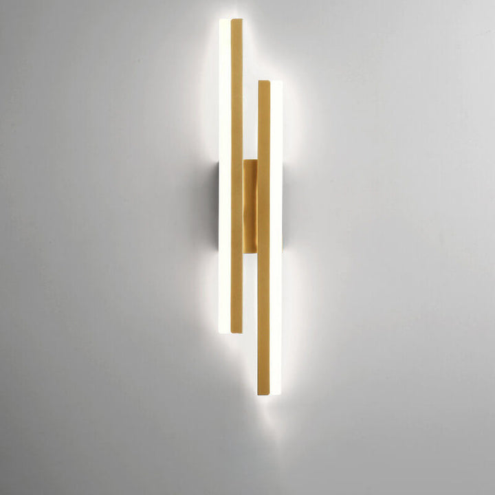 Lisslune | LuxLine Modern LED Wall Lamp | Minimalist Design | Iron & Acrylic | Dimmable Light