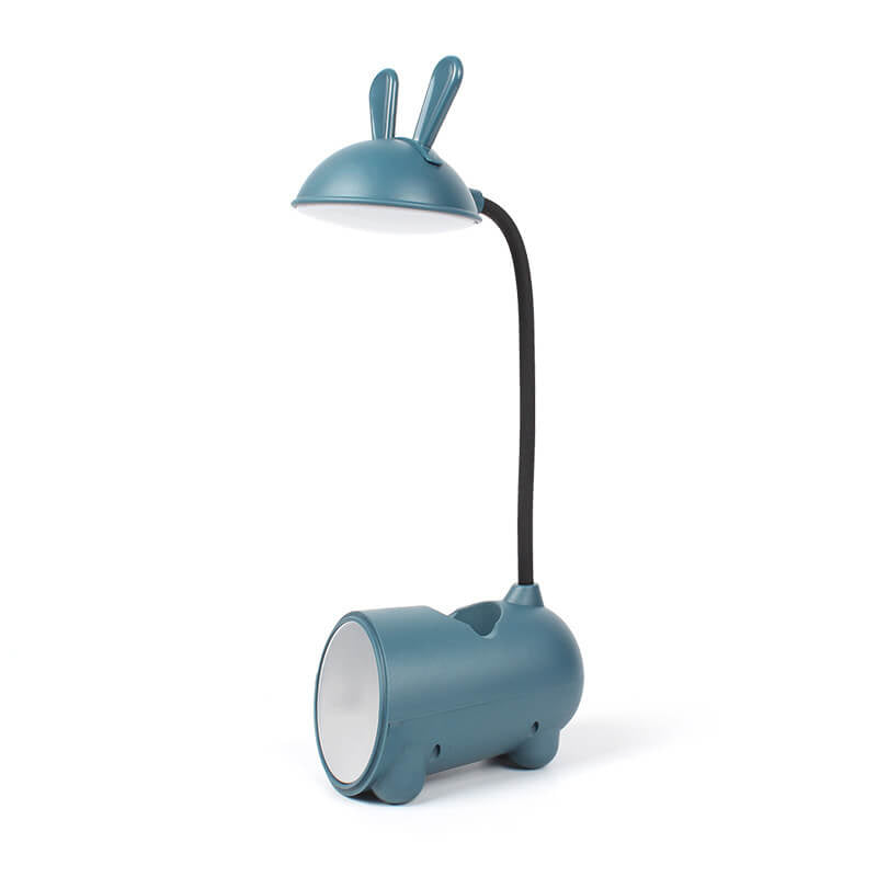 Lisslune | BunnyGlow Creative LED Touch Lamp with Pen Holder | USB Charging Function | Desk Lamp | Children's Room Decor