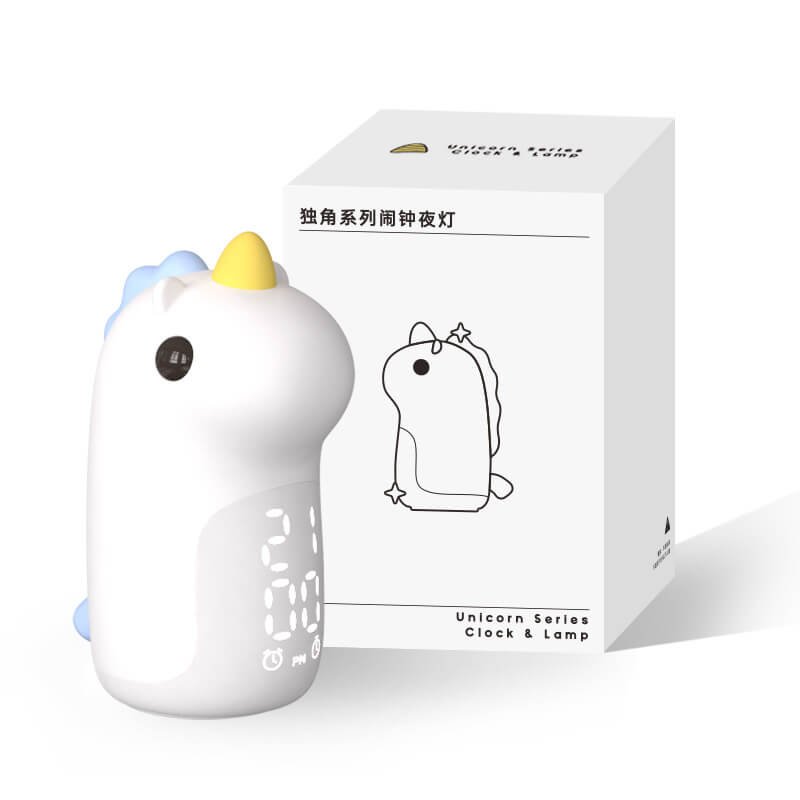 Lisslune | Unilora DreamLight Alarm Clock | Unicorn Design | Timer & LED Night Light | Nursery Decor