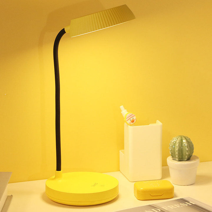 Lisslune | LumaPlate Minimalist LED Table Lamp | USB Charging | Eye Protection | Touch Control | Modern Design
