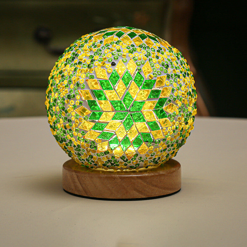 Lisslune | BohoGlow – Modern Bohemian Table Lamp with USB Charging