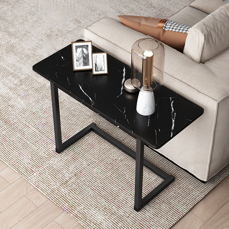 Lisslune | ModernoCurve C-Side Table | MDF Tabletop | Modern Design | Space-saving | Perfect for Living Room & Bedroom