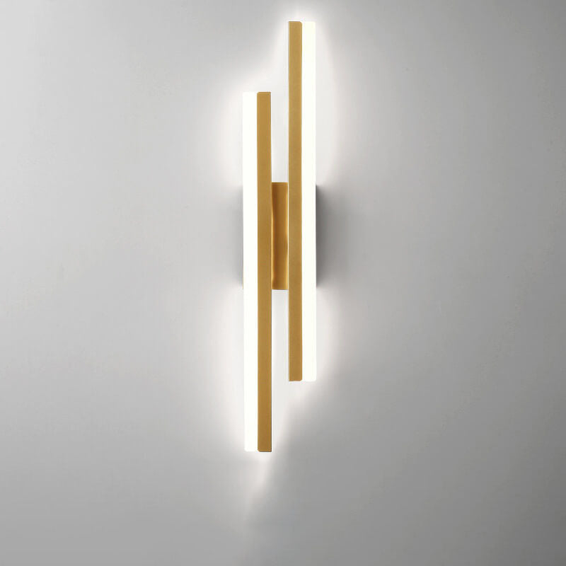 Lisslune | LuxLine Modern LED Wall Lamp | Minimalist Design | Iron & Acrylic | Dimmable Light