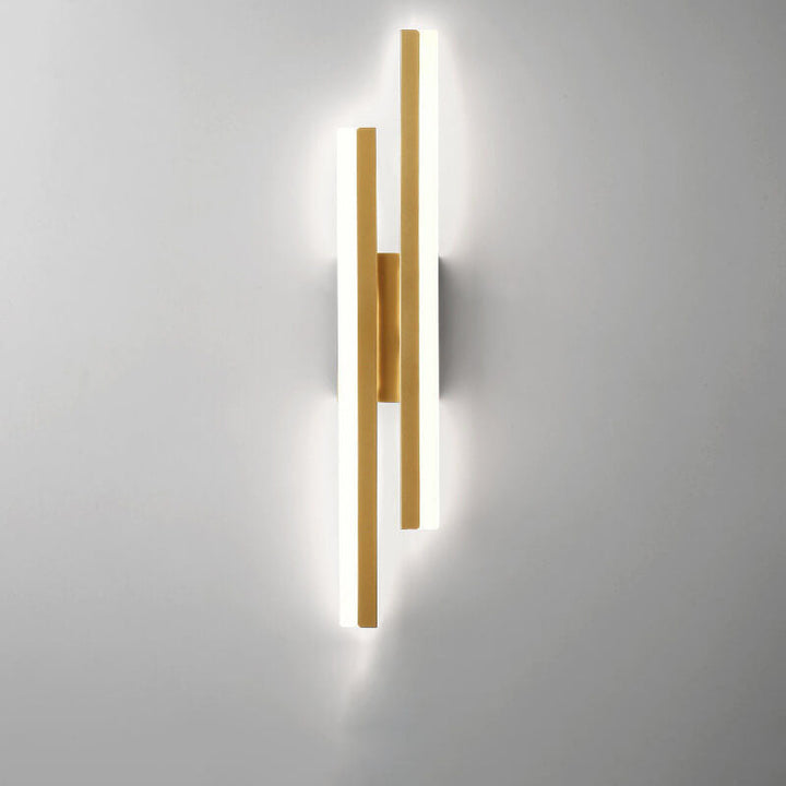 Lisslune | LuxLine Modern LED Wall Lamp | Minimalist Design | Iron & Acrylic | Dimmable Light