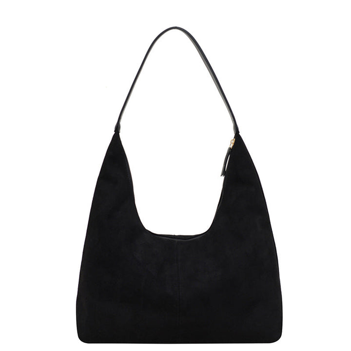 Lisslune | Suede messenger bag with large capacity