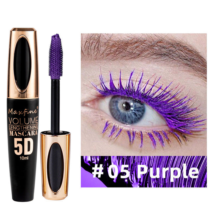Lisslune | Waterproof Colorful 5D Mascara Fast drying Long eyelashes Eye make-up tools
