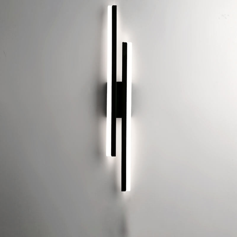 Lisslune | LuxLine Modern LED Wall Lamp | Minimalist Design | Iron & Acrylic | Dimmable Light