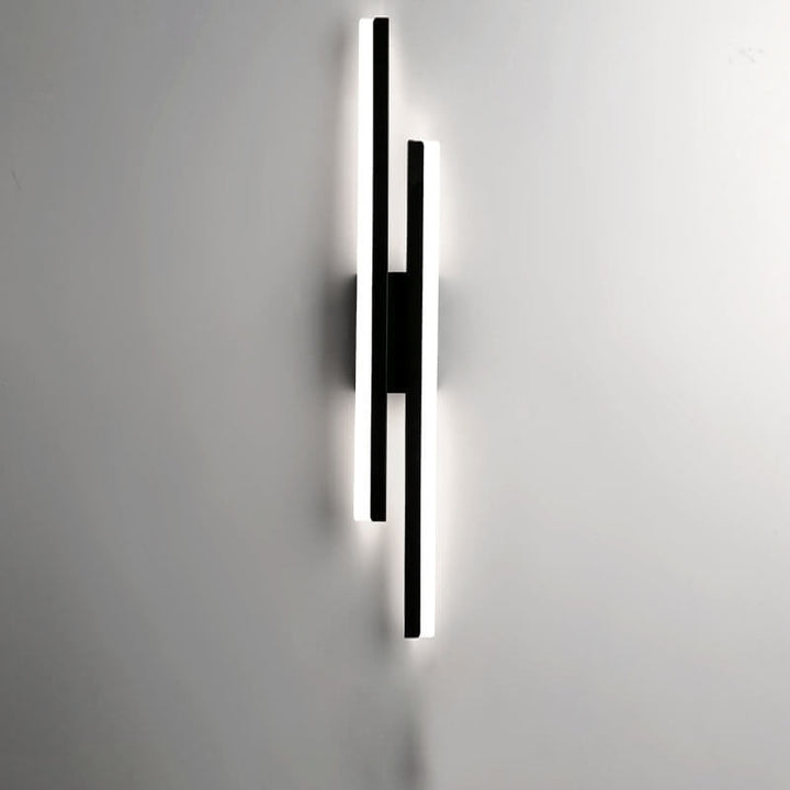 Lisslune | LuxLine Modern LED Wall Lamp | Minimalist Design | Iron & Acrylic | Dimmable Light