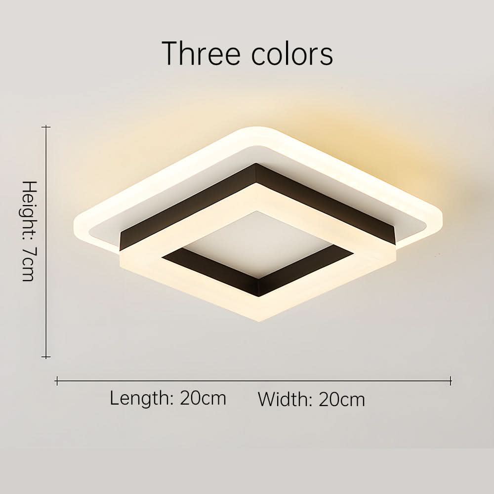 Lisslune | Square LED Ceiling Light for Modern Interiors