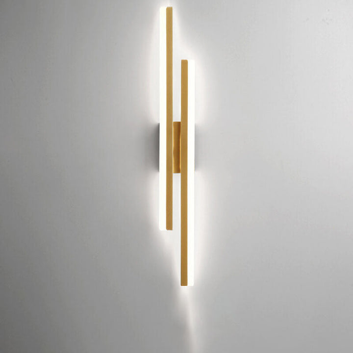 Lisslune | LuxLine Modern LED Wall Lamp | Minimalist Design | Iron & Acrylic | Dimmable Light