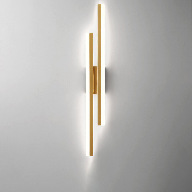 Lisslune | LuxLine Modern LED Wall Lamp | Minimalist Design | Iron & Acrylic | Dimmable Light