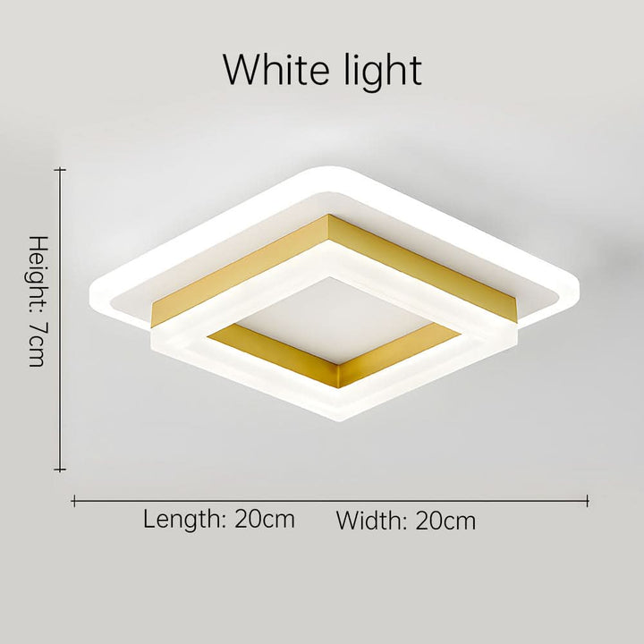 Lisslune | Square LED Ceiling Light for Modern Interiors