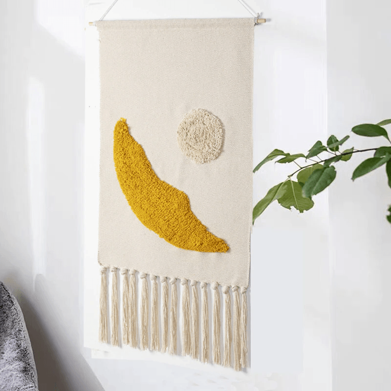 Rynx Bohemian Geometric Tufted Wall Tapestry