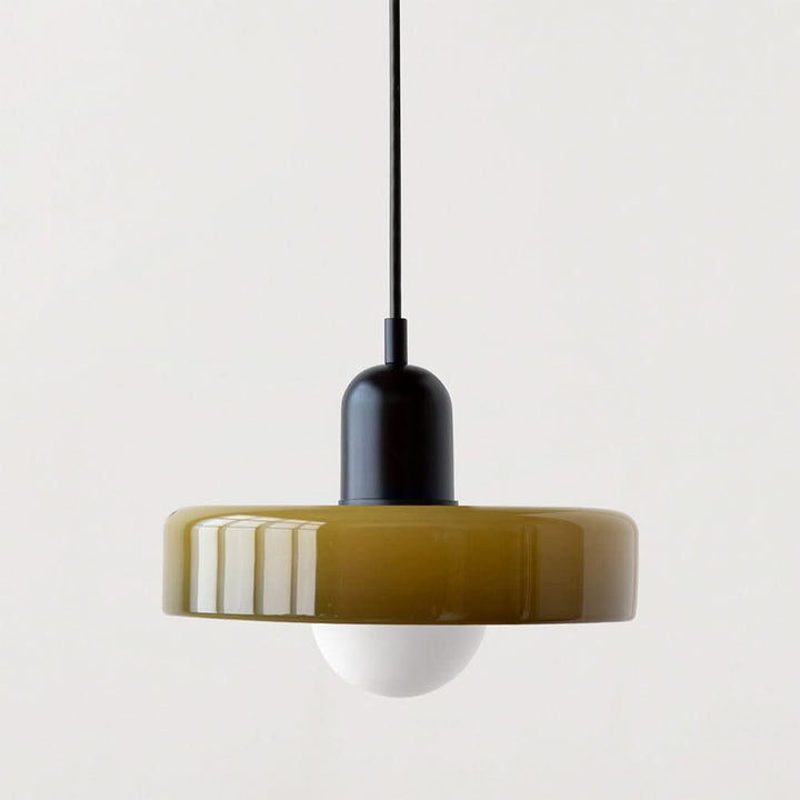Lisslune | Bauhaus Colored Glass Pendant Light