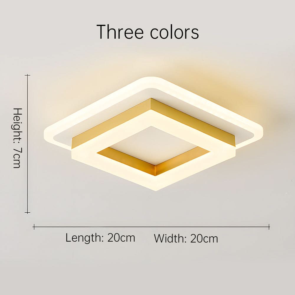Lisslune | Square LED Ceiling Light for Modern Interiors