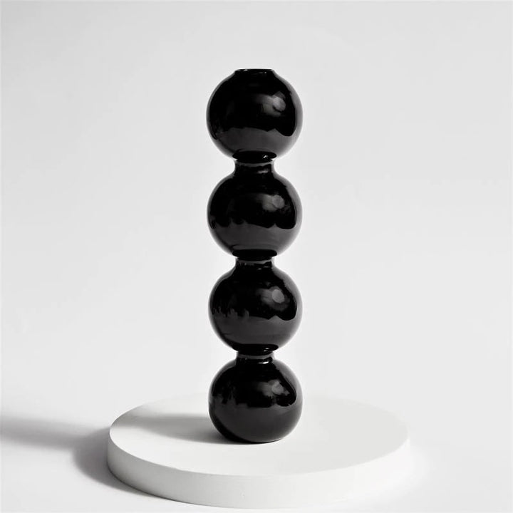 Rynx Retro Glass Spherical Colorful Vase