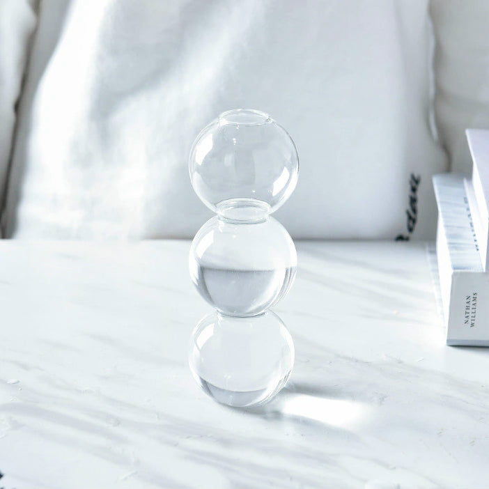 Rynx Retro Glass Spherical Colorful Vase