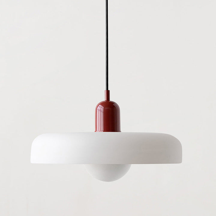 Lisslune | Coloured Glass Pendant Light – Elegant Bauhaus-Style Hanging Lamp for Living Room & Dining Area