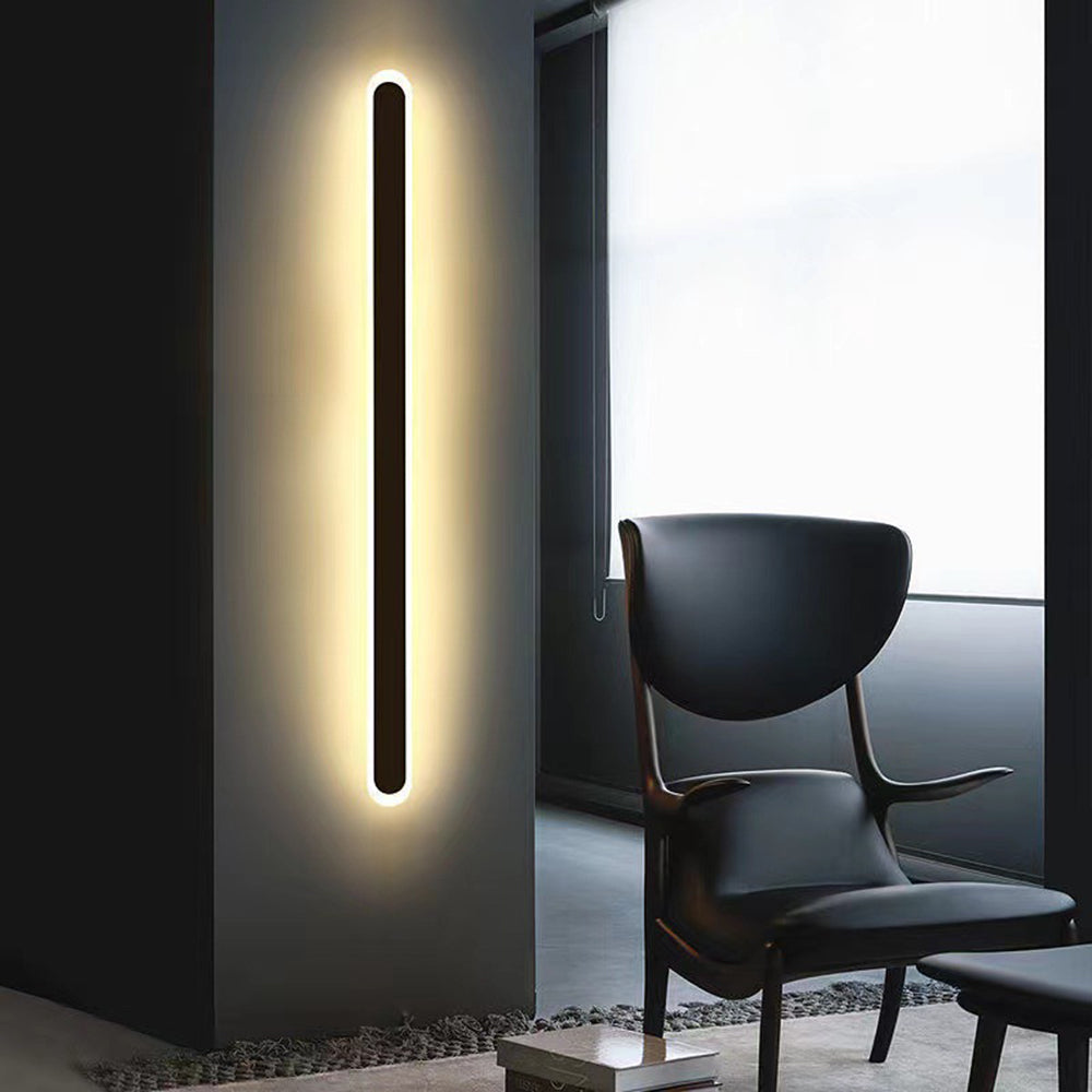 Lisslune | Outdoor IP65 Waterproof Linear Wall Lamp | Minimalist Metal Design. Dimmable LED Options for Gardens & Patios
