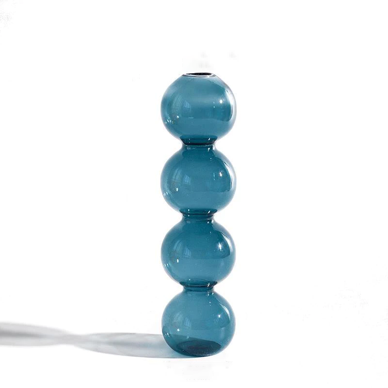 Rynx Retro Glass Spherical Colorful Vase