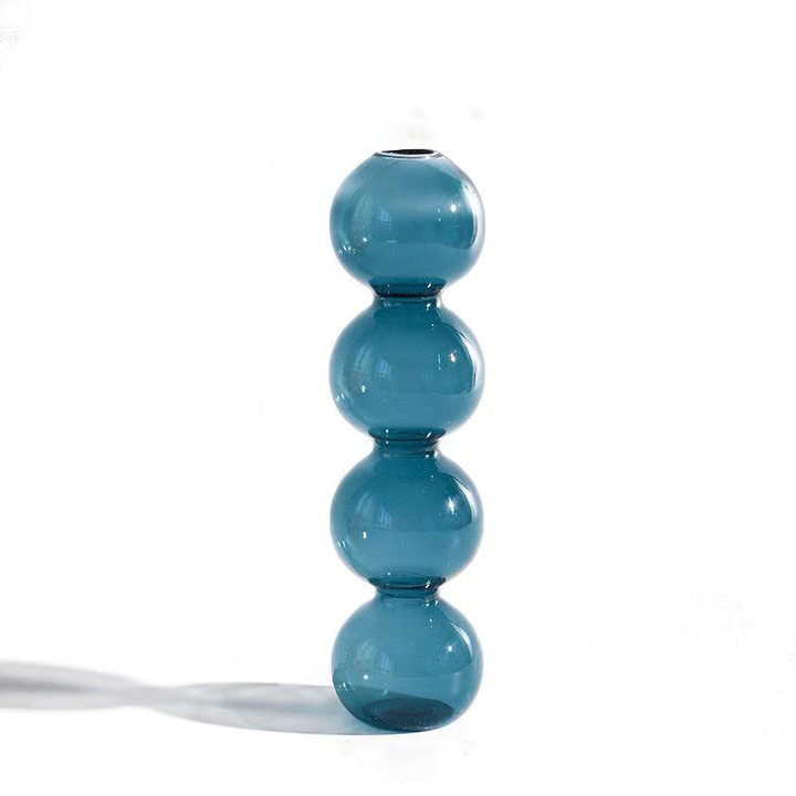 Rynx Retro Glass Spherical Colorful Vase