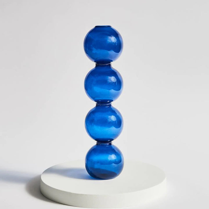 Rynx Retro Glass Spherical Colorful Vase
