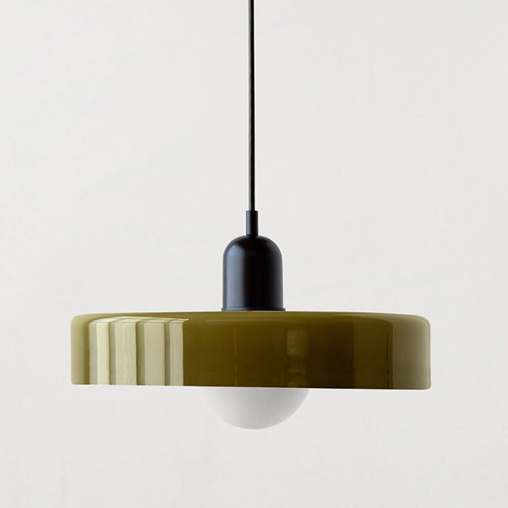 Lisslune | Bauhaus Colored Glass Pendant Light