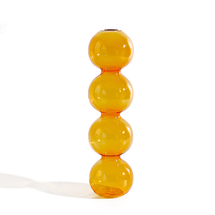 Rynx Retro Glass Spherical Colorful Vase