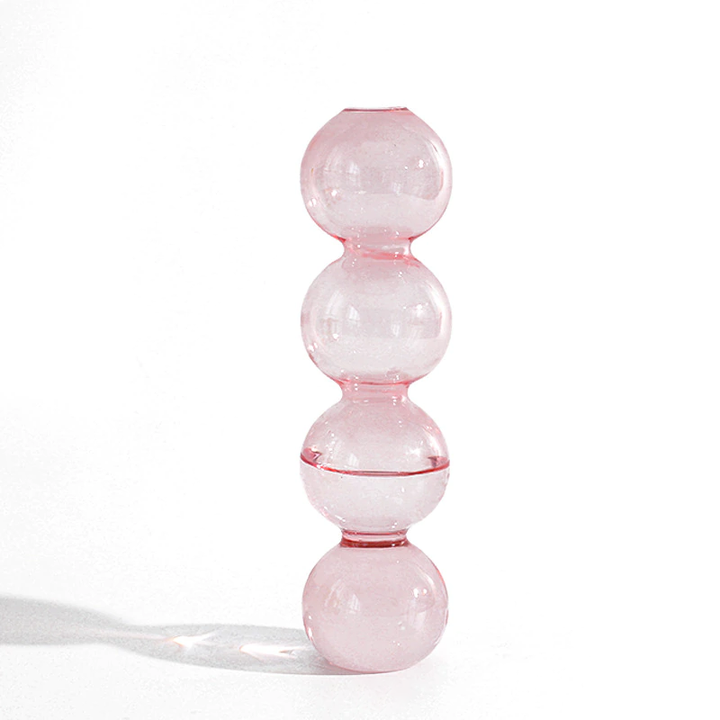 Rynx Retro Glass Spherical Colorful Vase